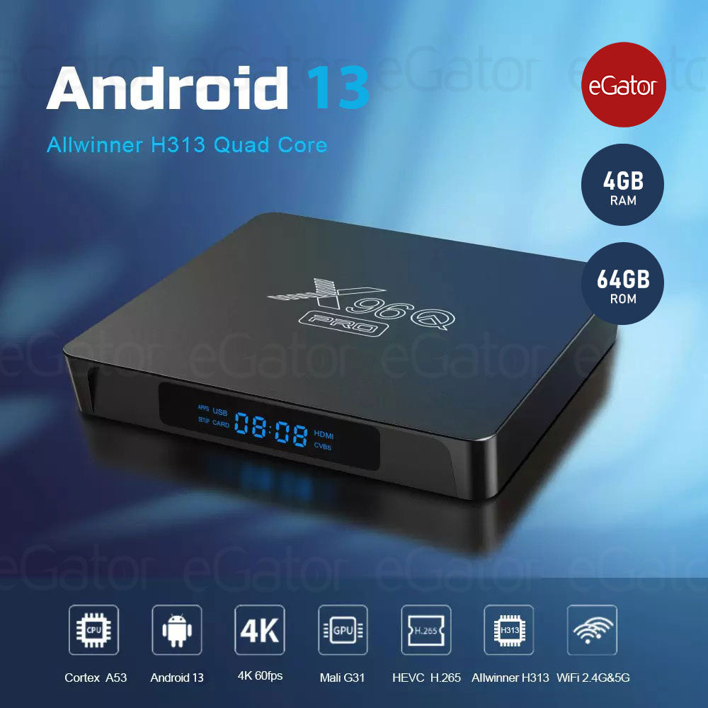 X96Q Smart Android TV Box – Powerful Performance, Endless Entertainment