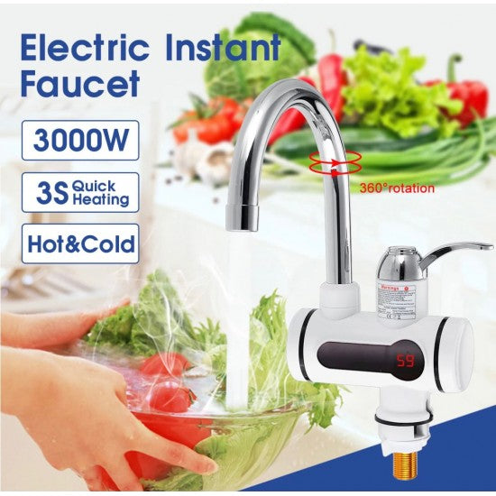 Instant Heating Electric Faucet – Hot Water in Seconds, Anytime You Need It